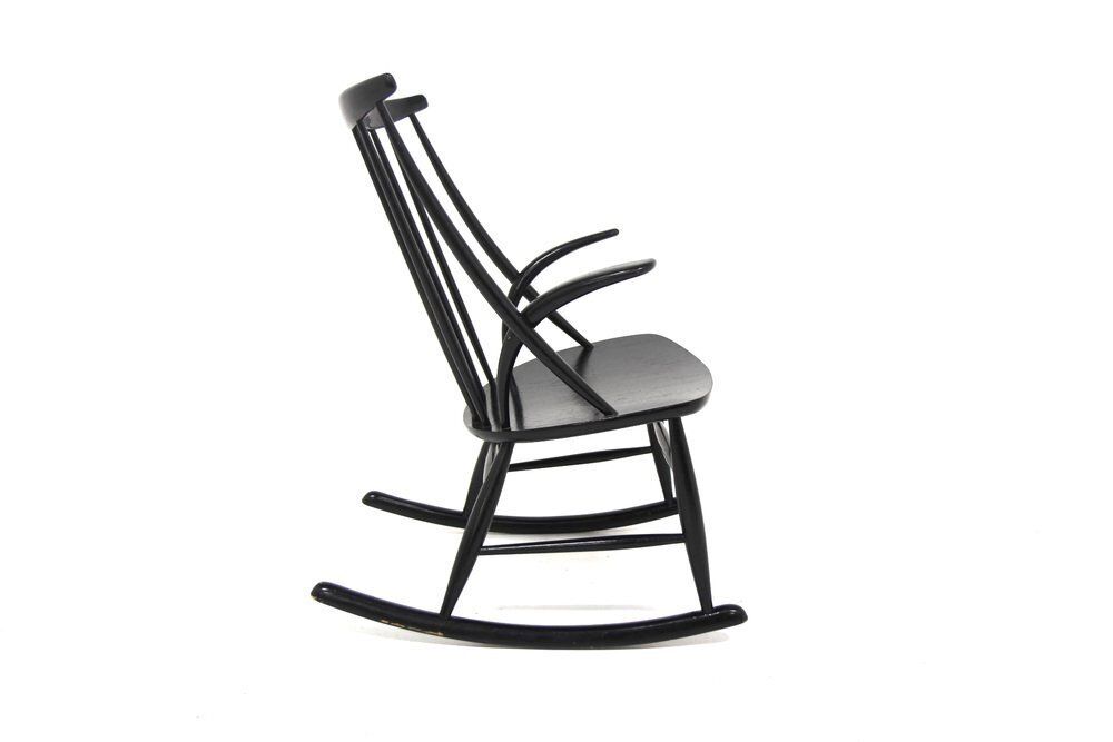 Rocking Chair By Illum Wikkelsø For Niels Eilersen, Denmark, 1960 photo Furniture