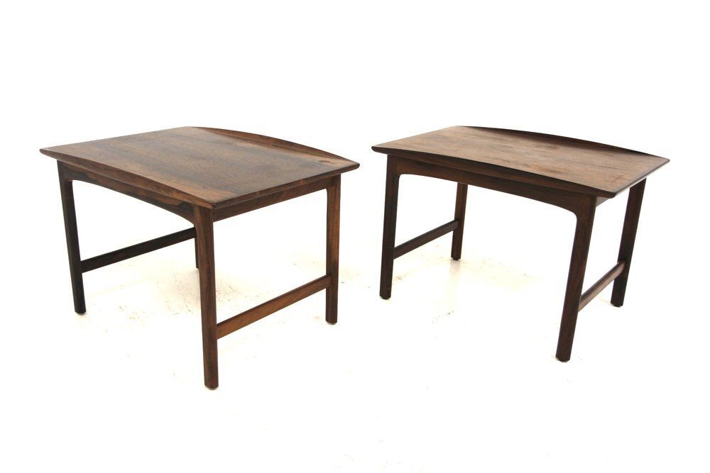 Frisco Rosewood Bedside Tables By Folke Ohlsson For Tingströms, 1960s, Set Of 2