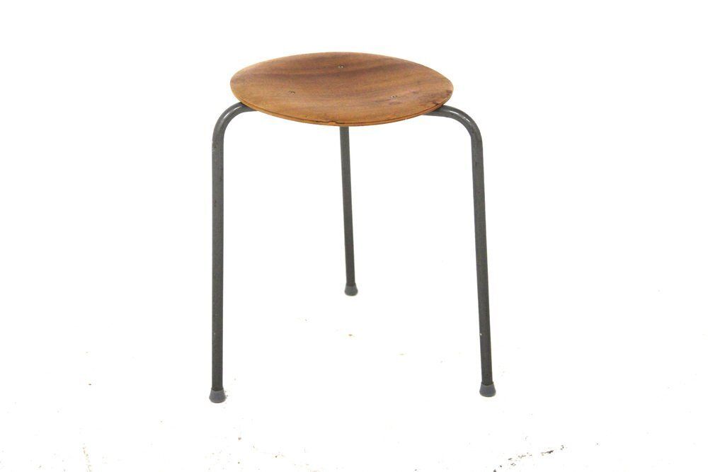 Scandinavian Teak Stool, 1960
