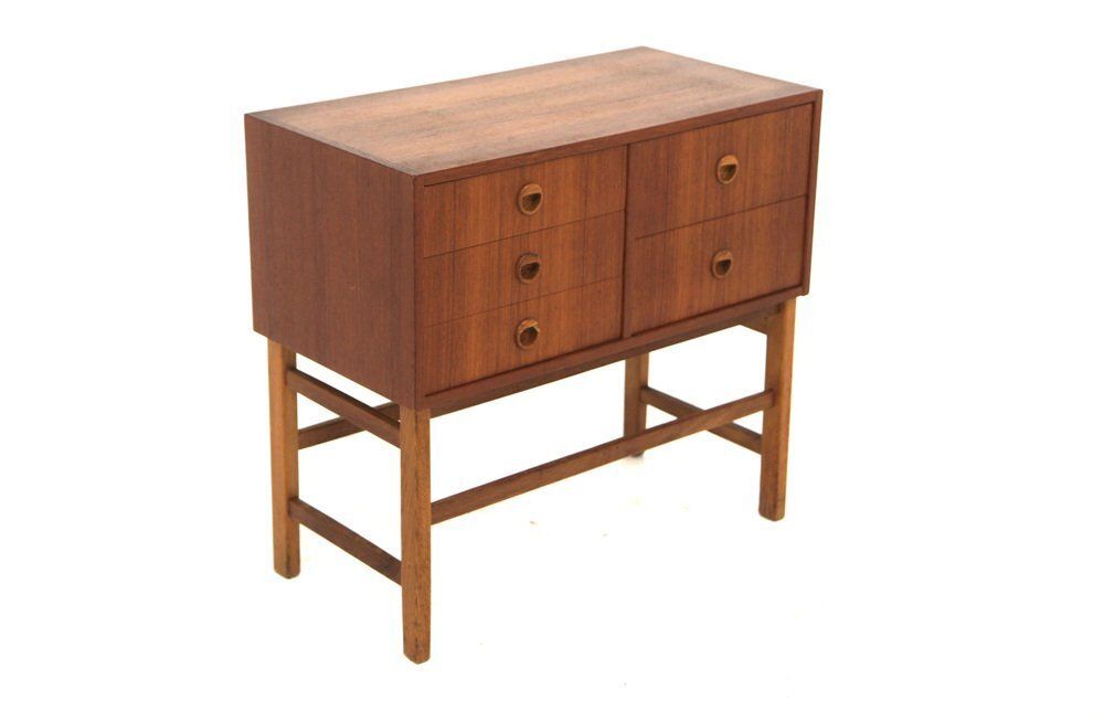 Teak Chest Of Drawers, Sweden, 1960s