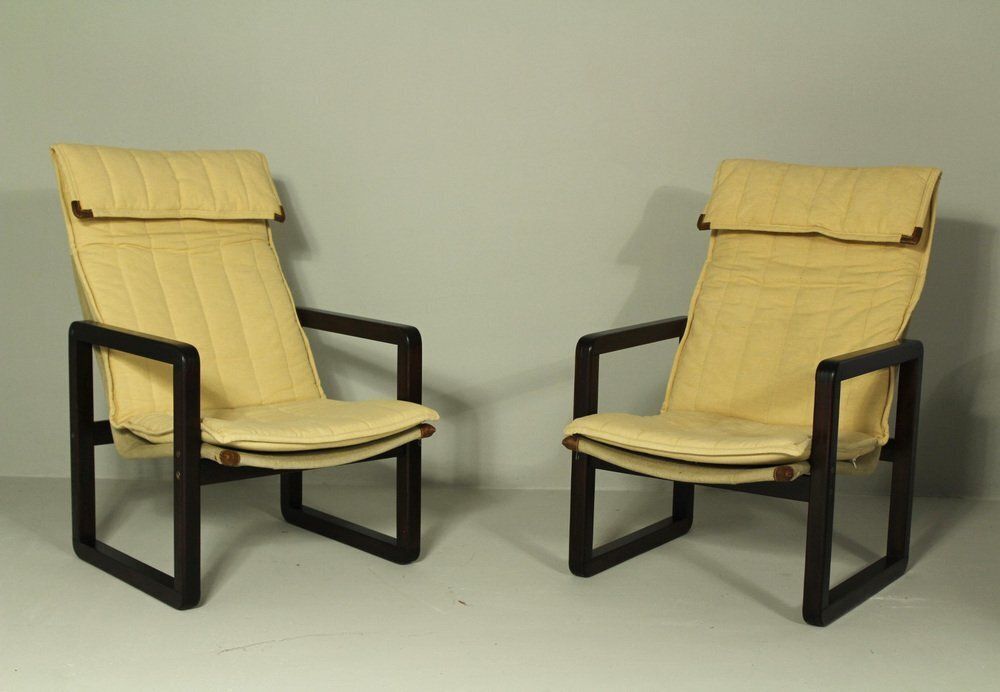 Set Of Armchairs Attributed To Knut & Marianne Hagberg For Ikea, 1980s photo vinterior