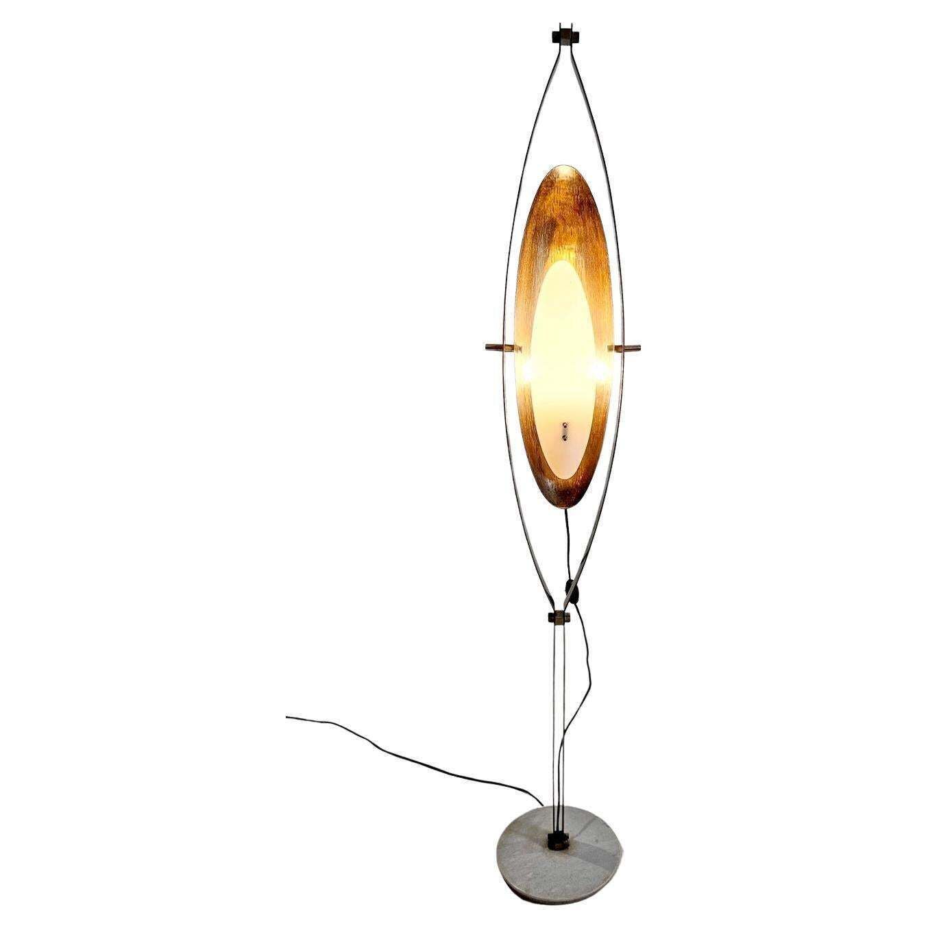 Mid Century Floor Lamp By Goffredo Reggiani Italy