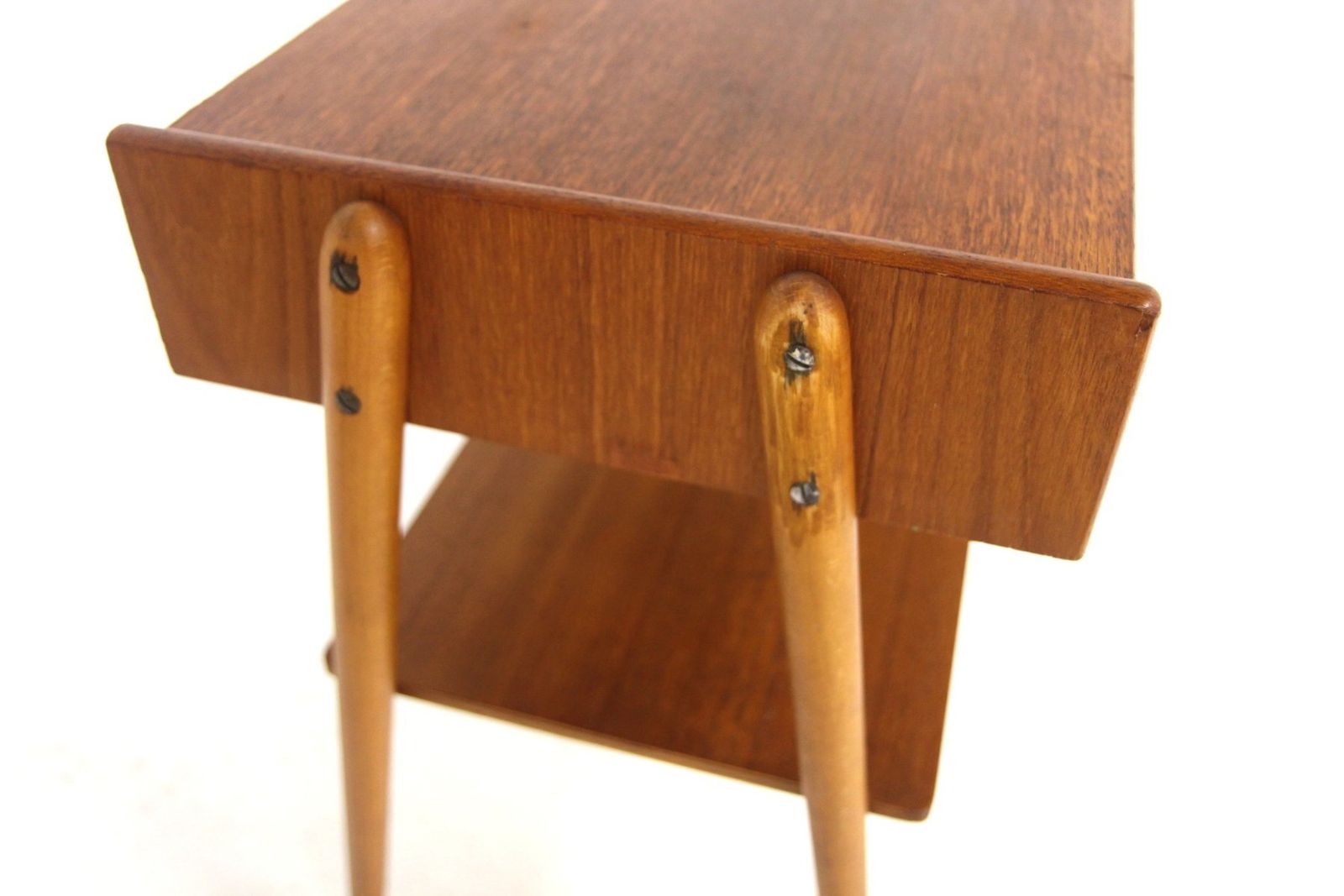 Vintage Swedish Teak Bedside Tables By Carlström, 1960, Set Of 2 photo Furniture