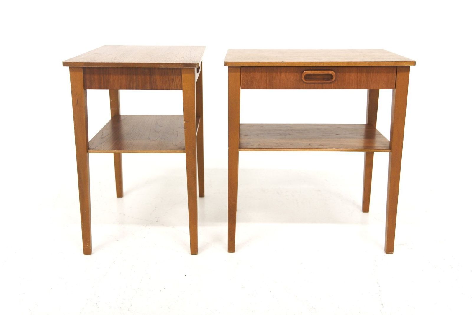 Scandinavian Teak Bedside Tables, 1960s, Set Of 2 photo furniture