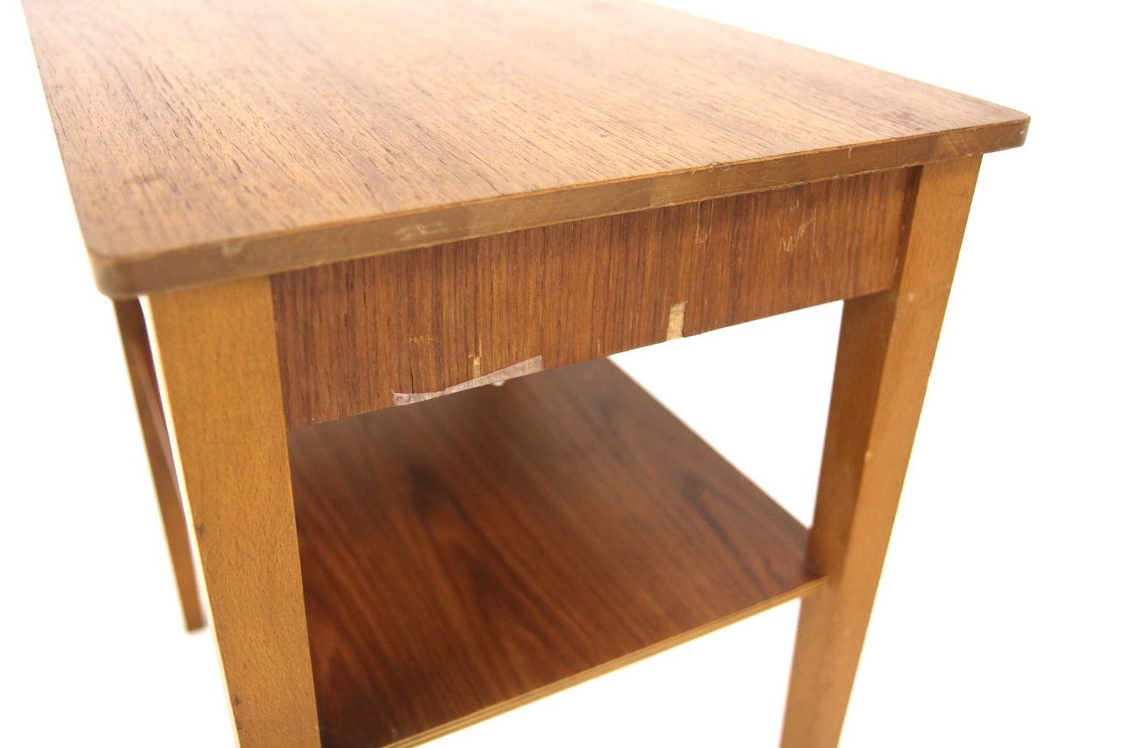 Scandinavian Teak Bedside Tables, 1960s, Set Of 2 photo Furniture