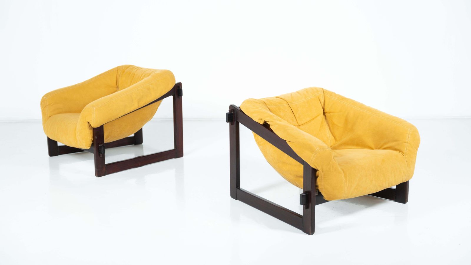 Mid Century Modern Pair Of Percival Lafer Armchairs, 1960s photo Furniture