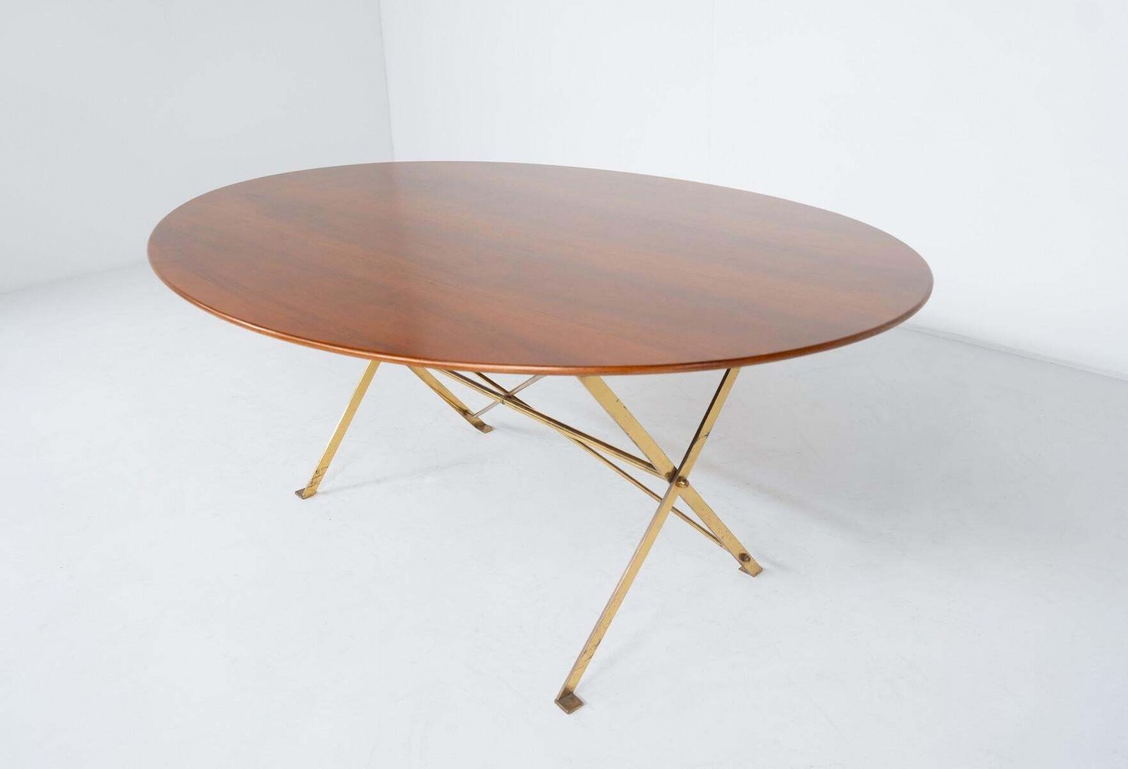 14832.0 Mid Century Modern T3 Cavalletto Dining Table By Luigi Caccia Dominioni photo