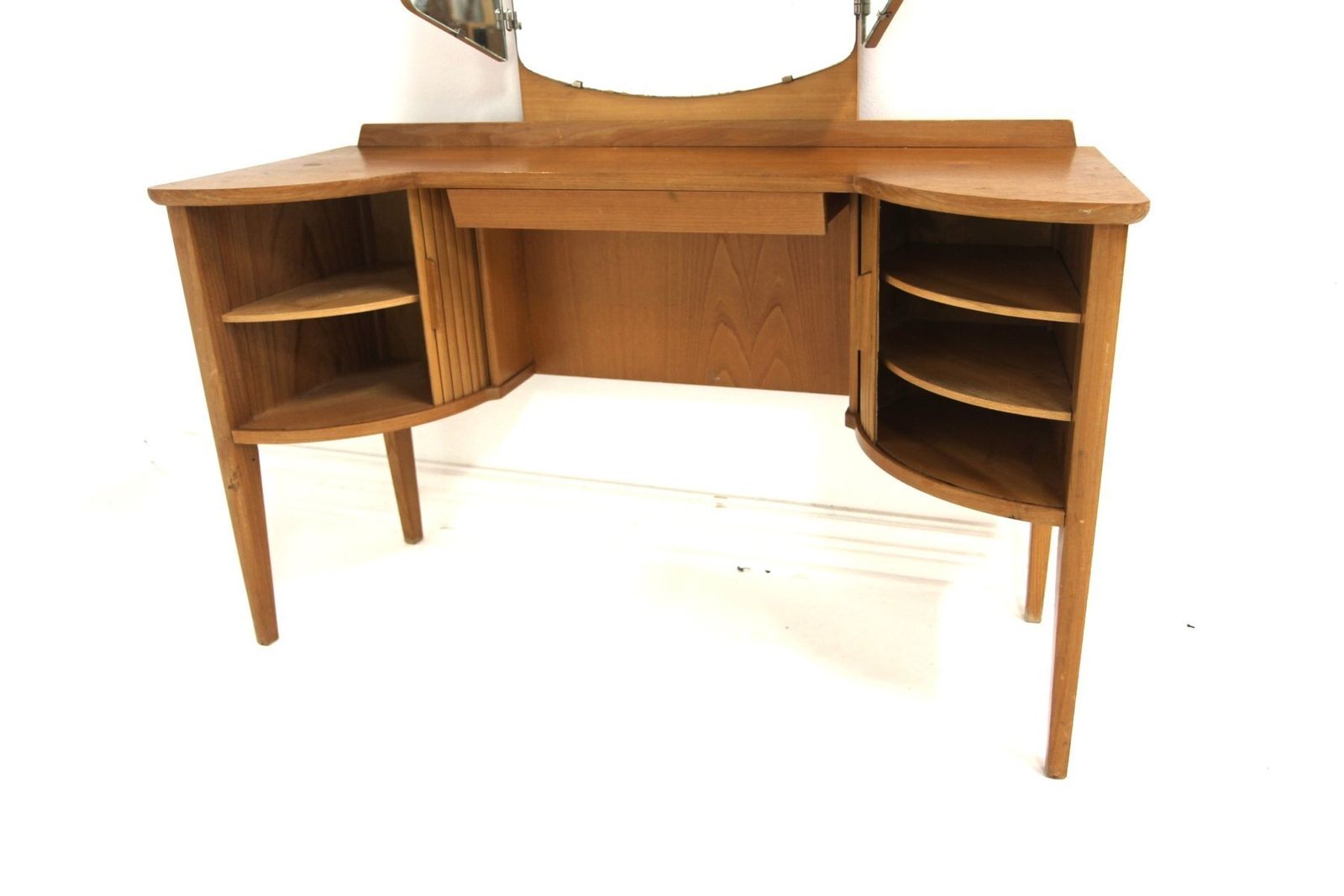 Swedish Modern Elm Dressing Table, 1940s photo for sale