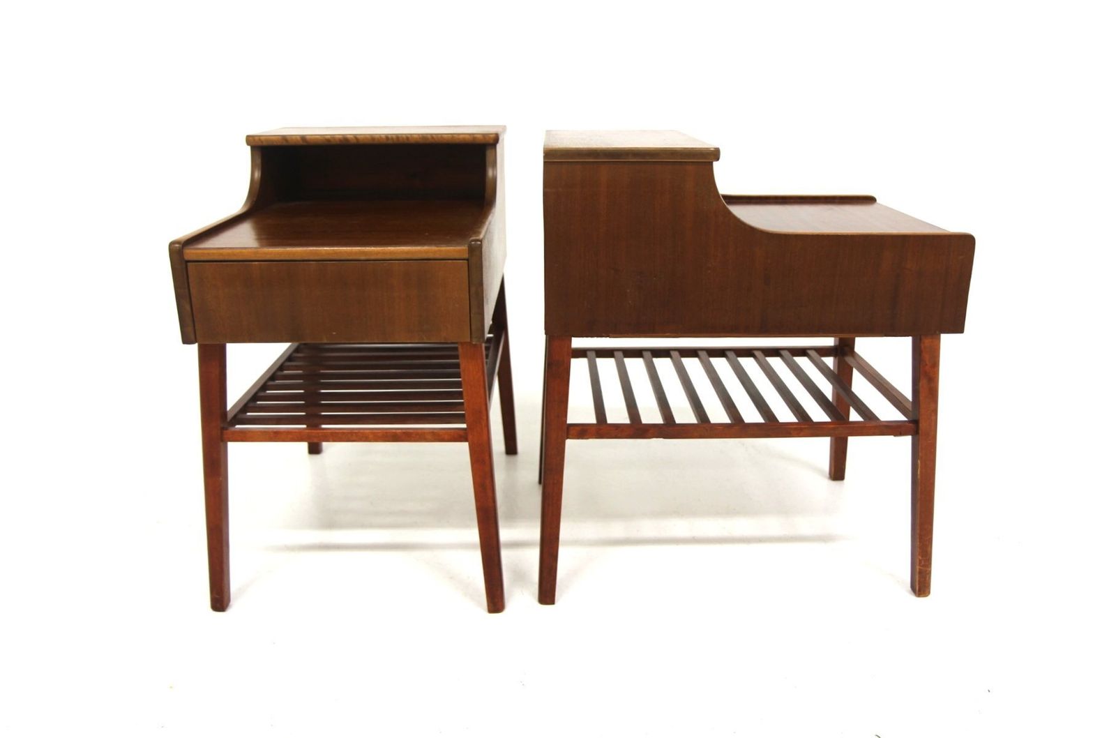 Scandinavian Mahogany Bedside Tables, 1960, Set Of 2 photo furniture