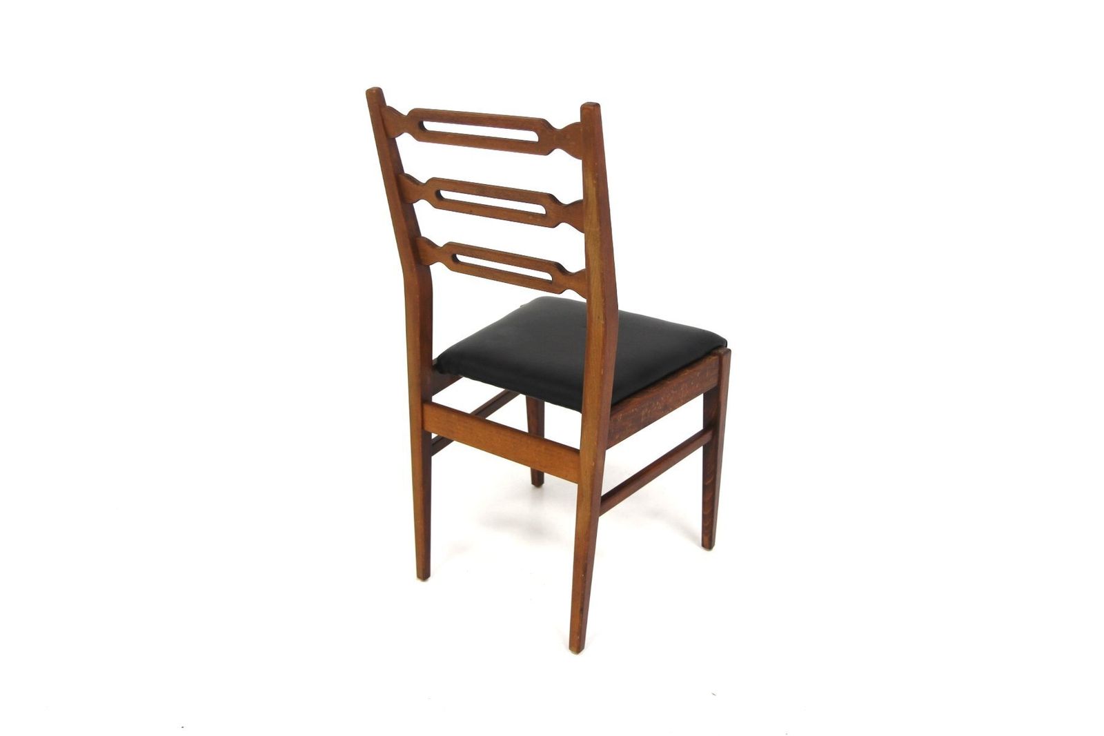 Vintage Scandinavian Chair In Skai And Beech, 1960 photo Furniture