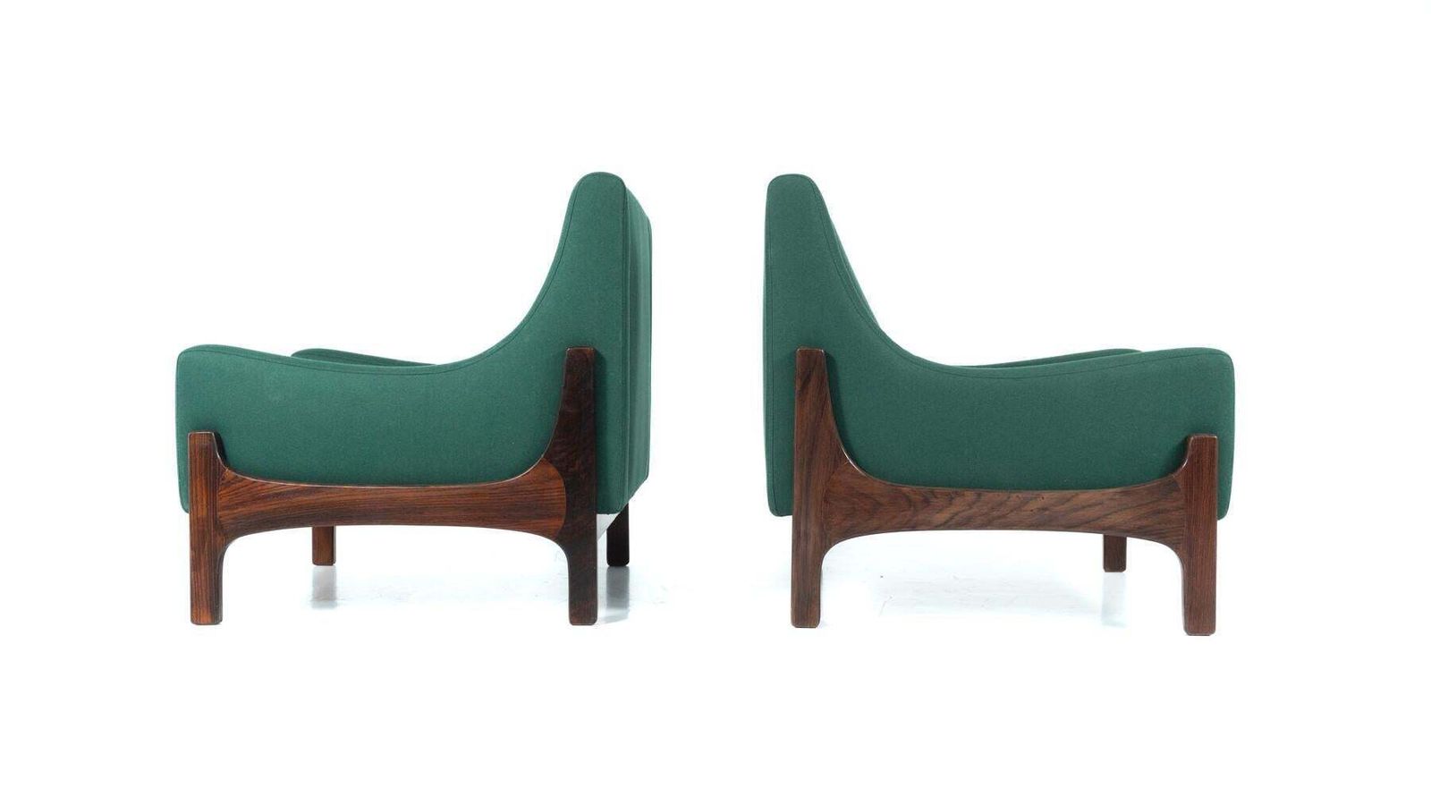 photo furniture Pair Of Mid Century Italian Armchairs, 1960s   New Upholstery