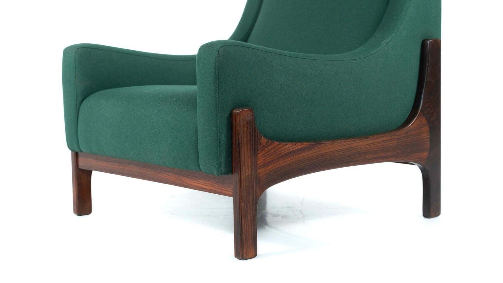 Furniture Pair Of Mid Century Italian Armchairs, 1960s   New Upholstery photo