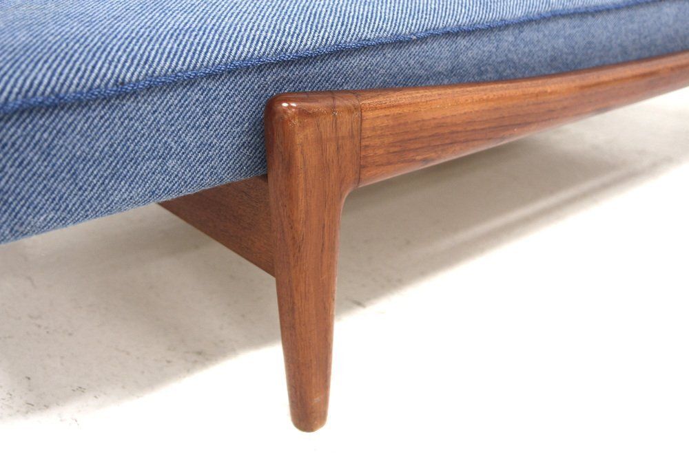 Scandinavian Teak Daybed By Ib Kofod Larsen For Säffle Möbelfabrik, Jönköping, Sweden, 1960s photo vinterior