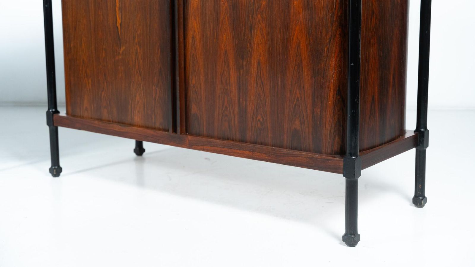 Mid Century Cabinet With Rollers Shutters By Antonio Proserpio, Wood, Italy photo buy