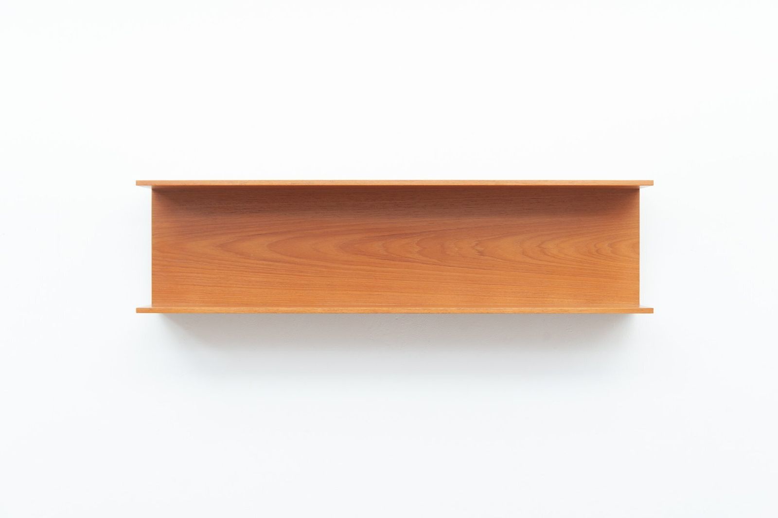 Cherry Wood Wall Shelf By Walter Wirz For Wilhelm Renz, 1960s