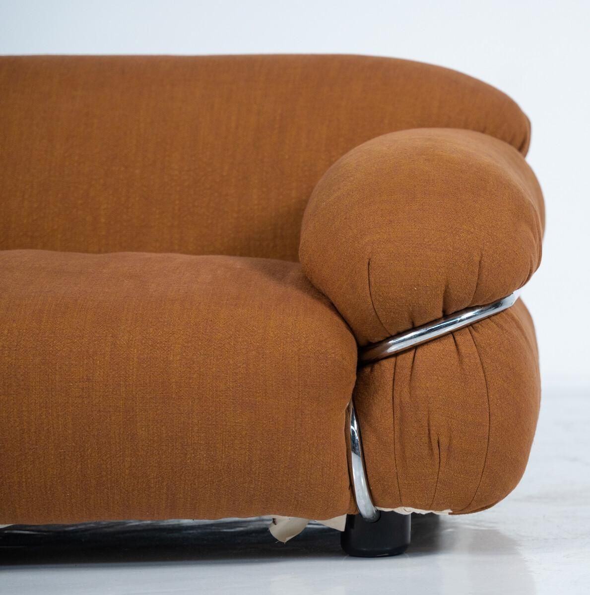 Sesann Sofa By Gianfranco Frattini For Cassina, New Upholstery, Italy, 1970s photo 9245.0