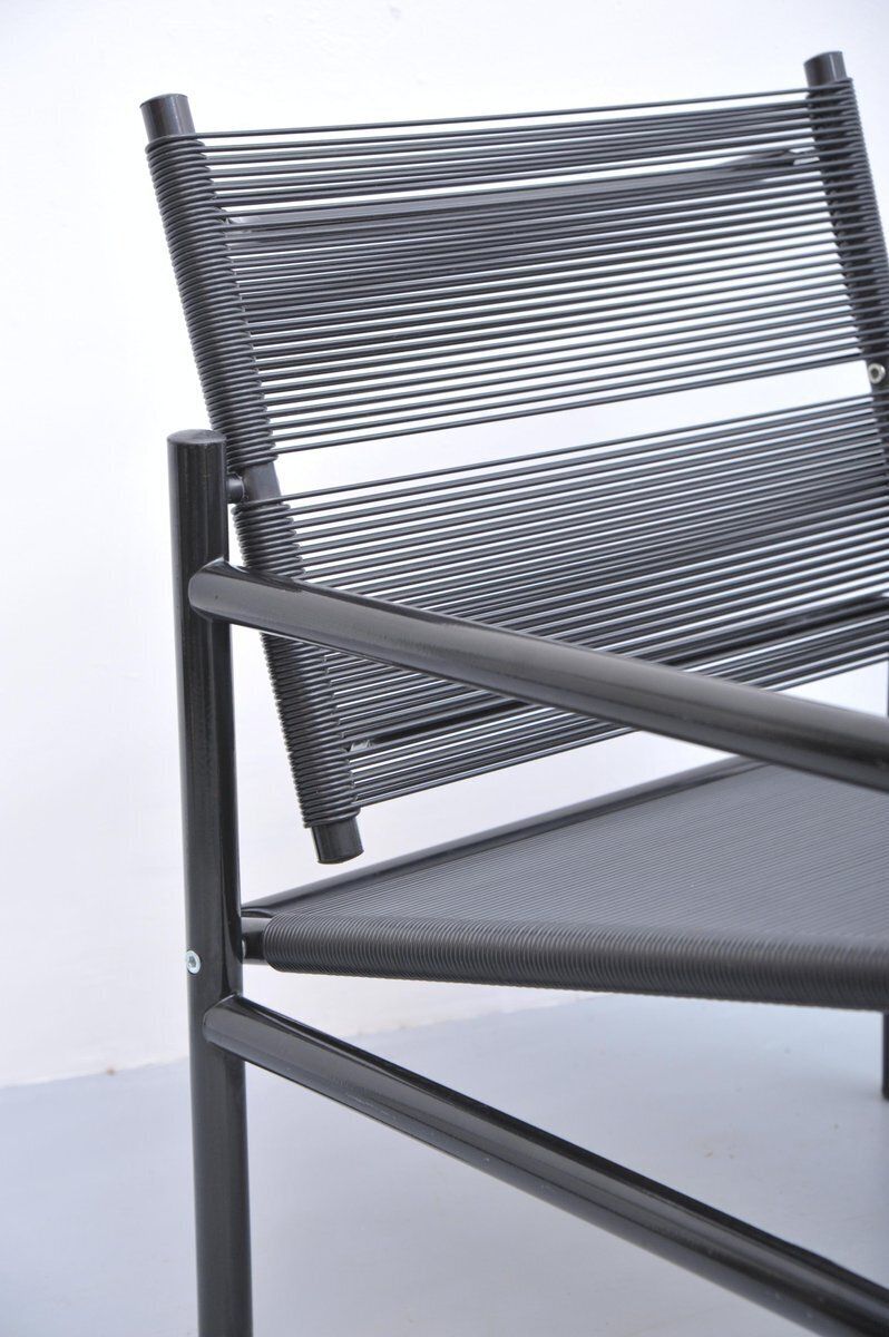 Vintage Fly Line Lounge Chair By Giandomenico Belotti For Cmp Padova, 1980s photo vinterior