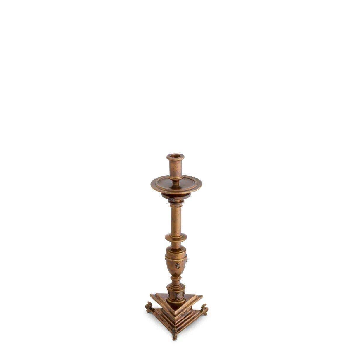 Set Of Two Candle Holder – Antique Gold Finish photo buy