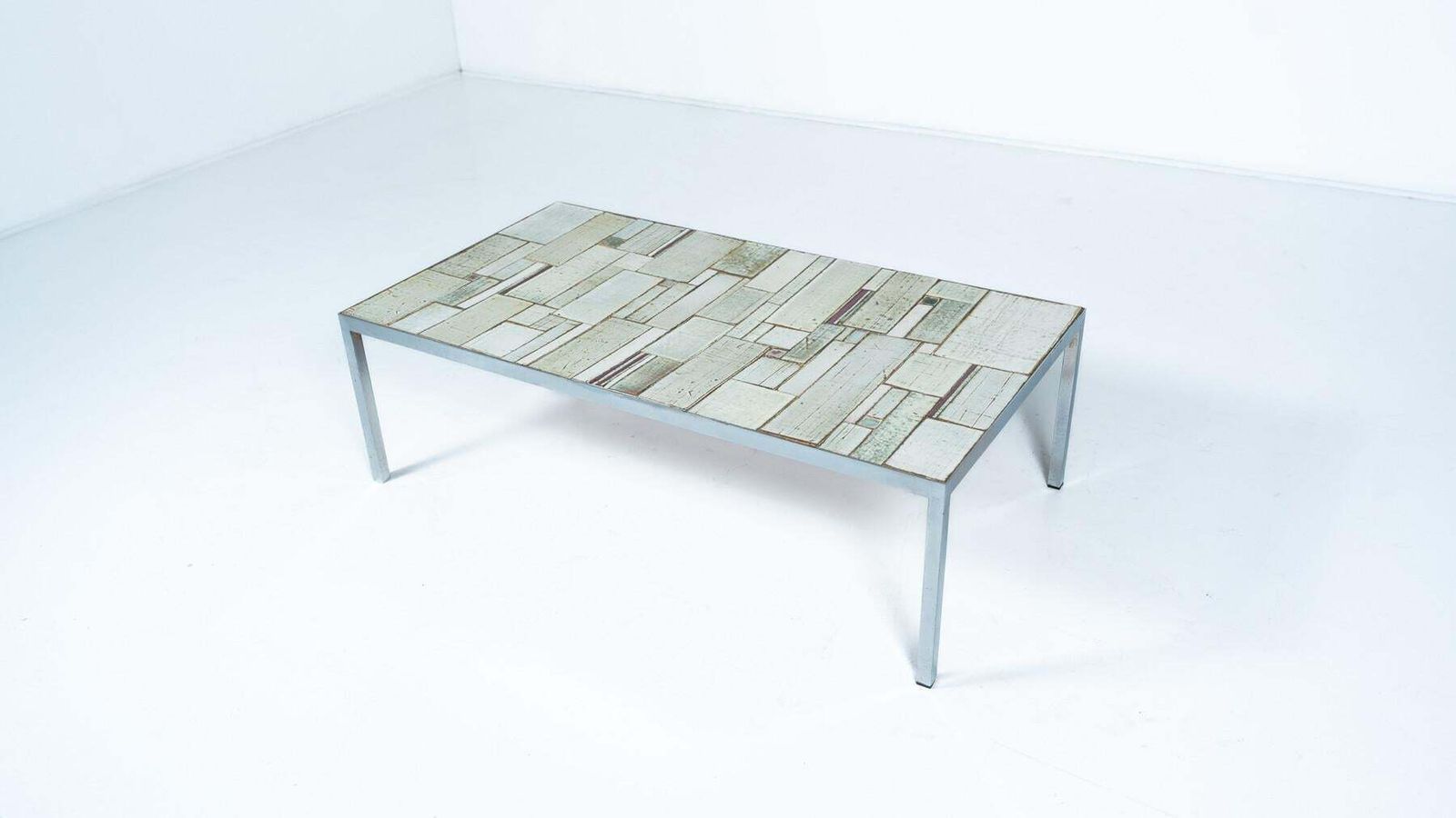 2870.0 Mid Century Mosaic Coffee Table Attributed To Pia Manu, 1970s photo