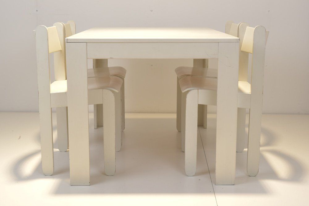 Dining Table And Chairs In The Style Of Asko, Set Of 5 photo vinterior