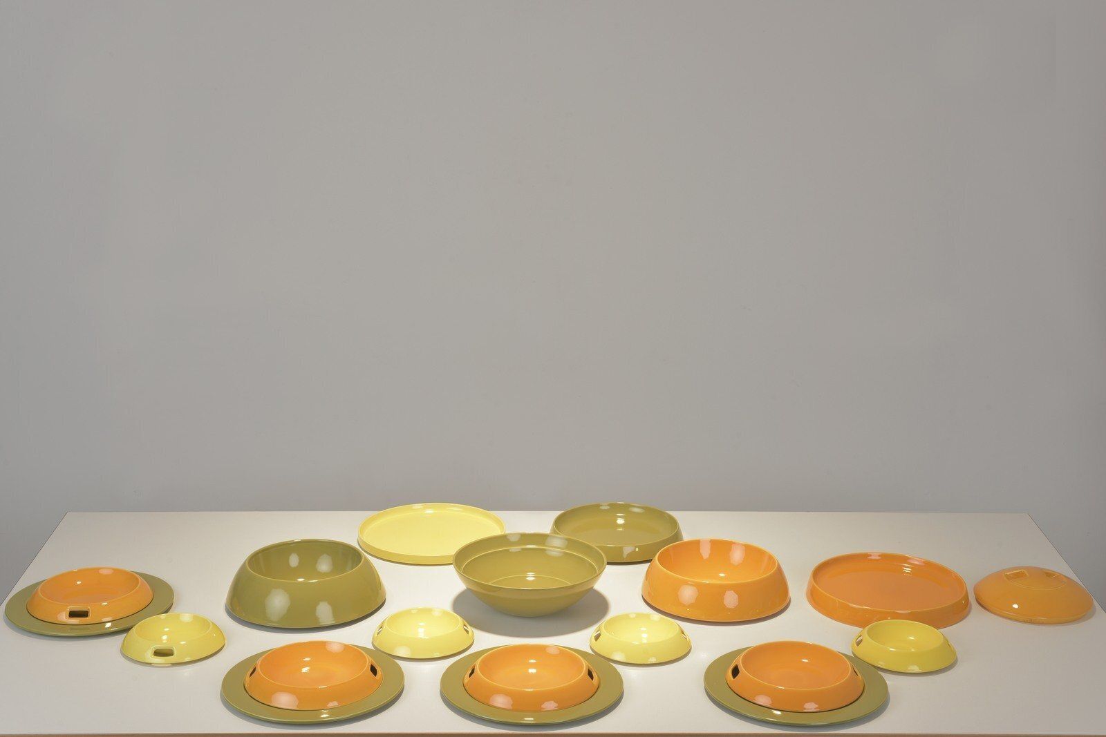 Modular Tableware In Glazed Ceramic By Helen Boch & Federigo Fabbrini For Villeroy & Boch, Germany, 1970s, Set Of 19 photo Home Decor
