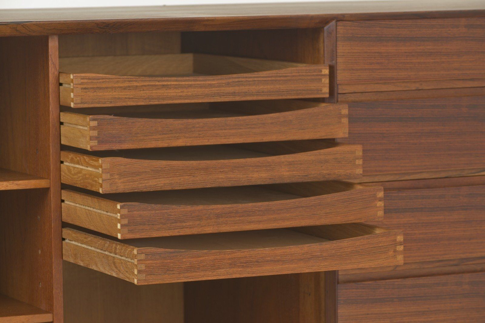 photo vinterior Highboard By Henry Rosengren Hansen For Brande Møbelindustri, Denmark, 1960s