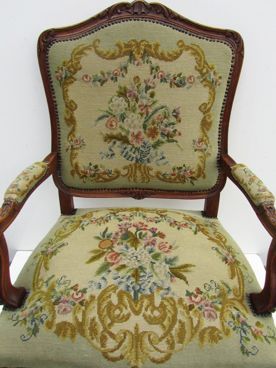 Antique Louis XV Armchair, 1700s photo buy