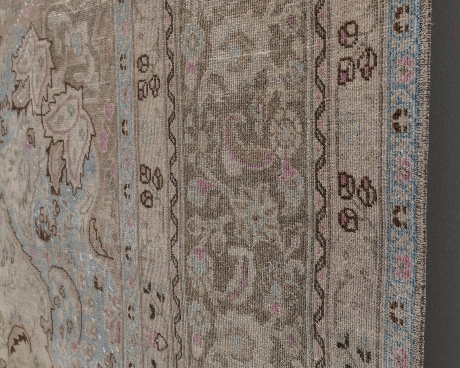 Antique Vintage Rug 10x12, Large Neutral Area Rug, Over Sized Handmade Carpet , 9.4×12.1 Feet photo 3000.0