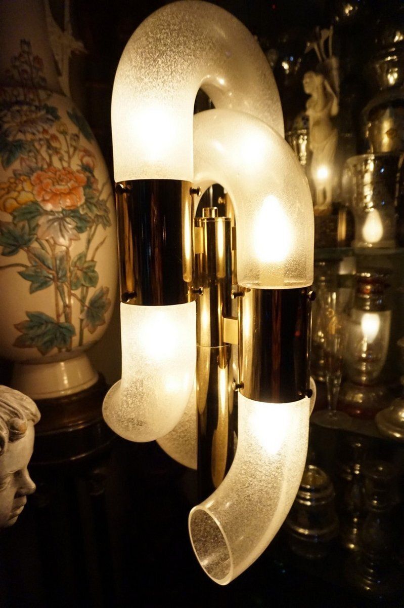 2810.0 Murano Glass Floor Lamp By Aldo Nason For Mazegga, 1970s photo