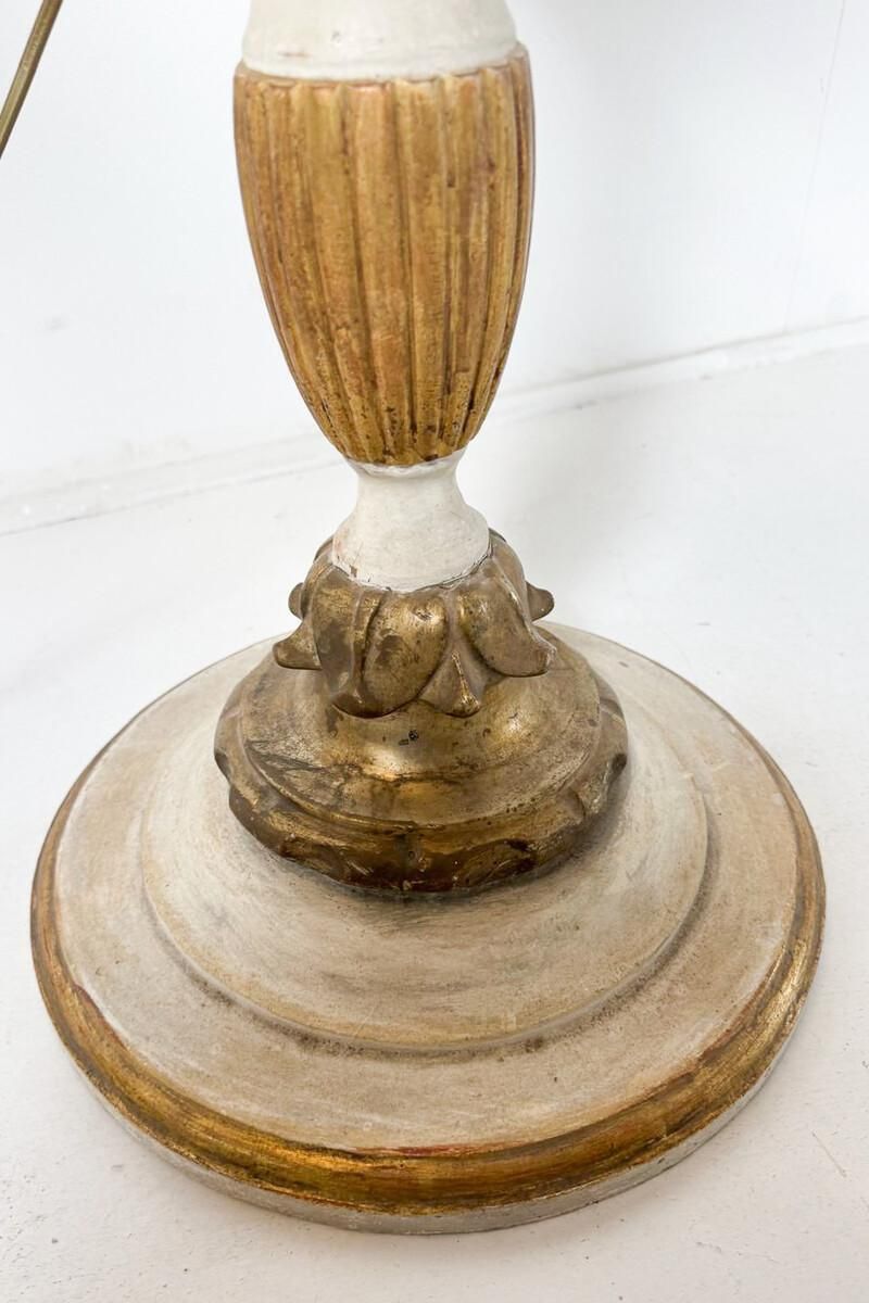 Pair Of Nighstands Shell Shaped, Wood And Glass, 1900s photo Furniture