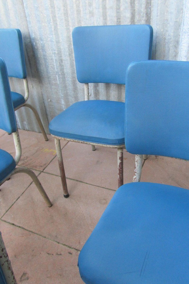 Vintage Industrial Belgian Tubular Chair From Tubax, 1950s photo buy