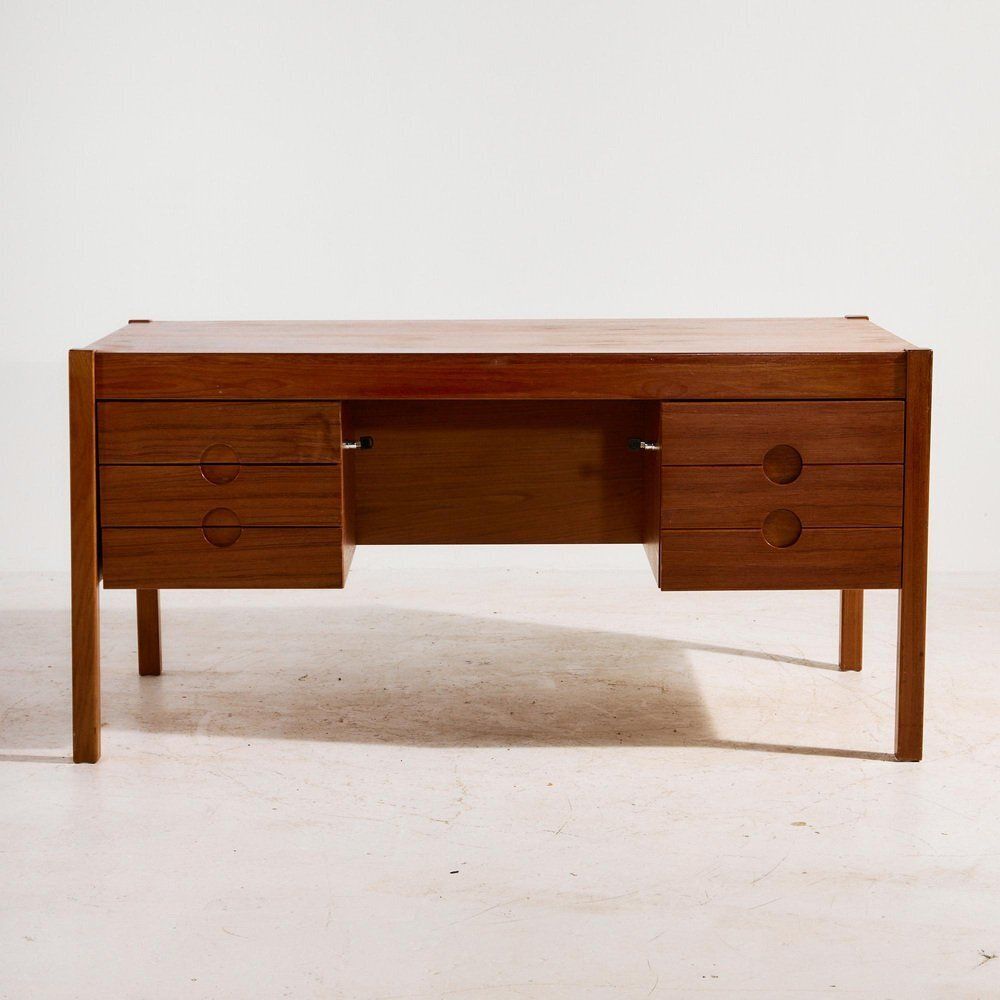 Model 33 Teak Desk By Christian Linneberg For Chr. Linneberg photo furniture