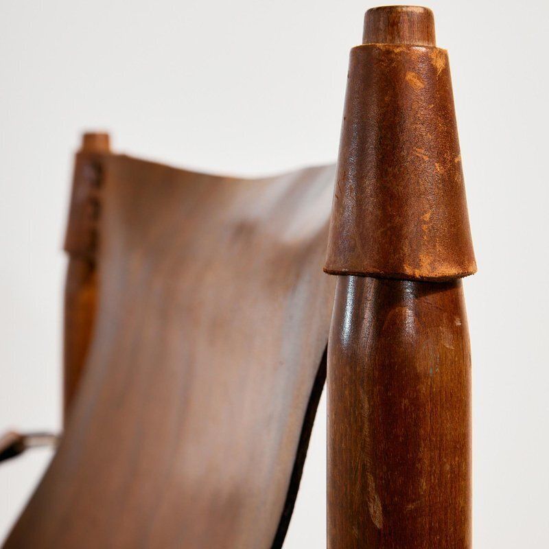 photo vinterior Set Of Hungarian Calf Leather Lounge Chair And Ottoman