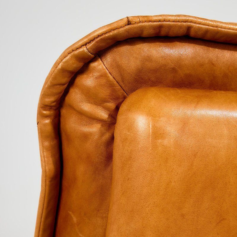 photo furniture Leather Sofa And Lounge Chairs, Set Of 4