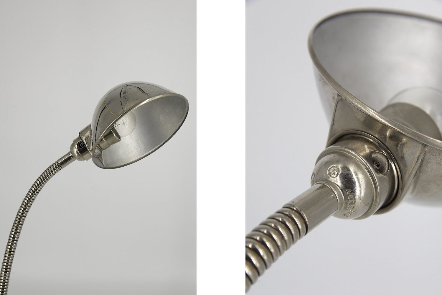 Vintage Scandinavian Chrome Desk Lamp, 1960s photo for sale