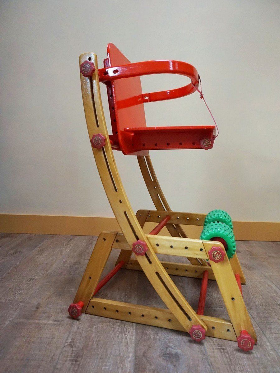 Top Banana Child Multfunctional High Chair Zauberstuhl By Benno Zimmermann, 1987 photo for sale