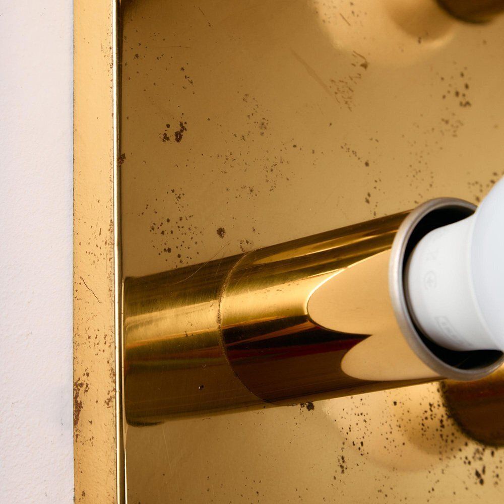 photo for sale Gold Brass Wall Lamp