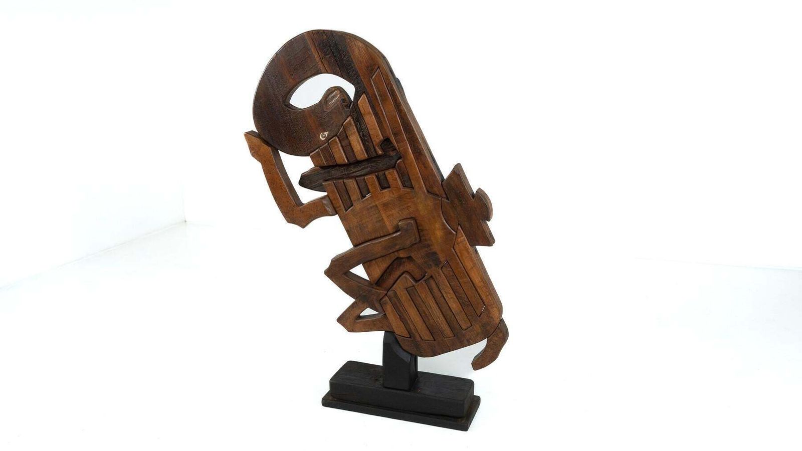 Wooden Horse Sculpture By Luciano Bertolotto, Italy, 1990s photo furniture