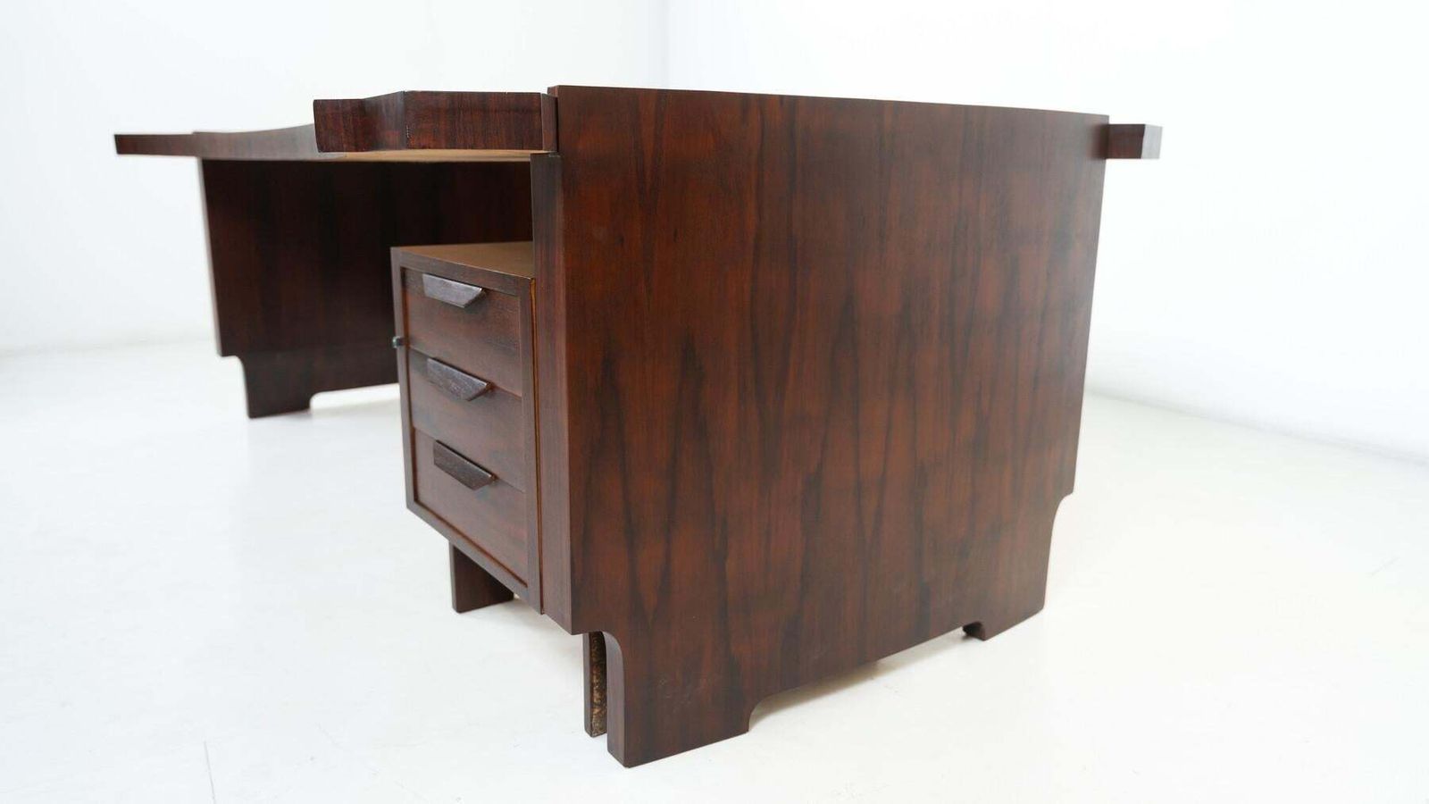 Mid Century Modern Wooden Desk, Italy, 1960s photo buy