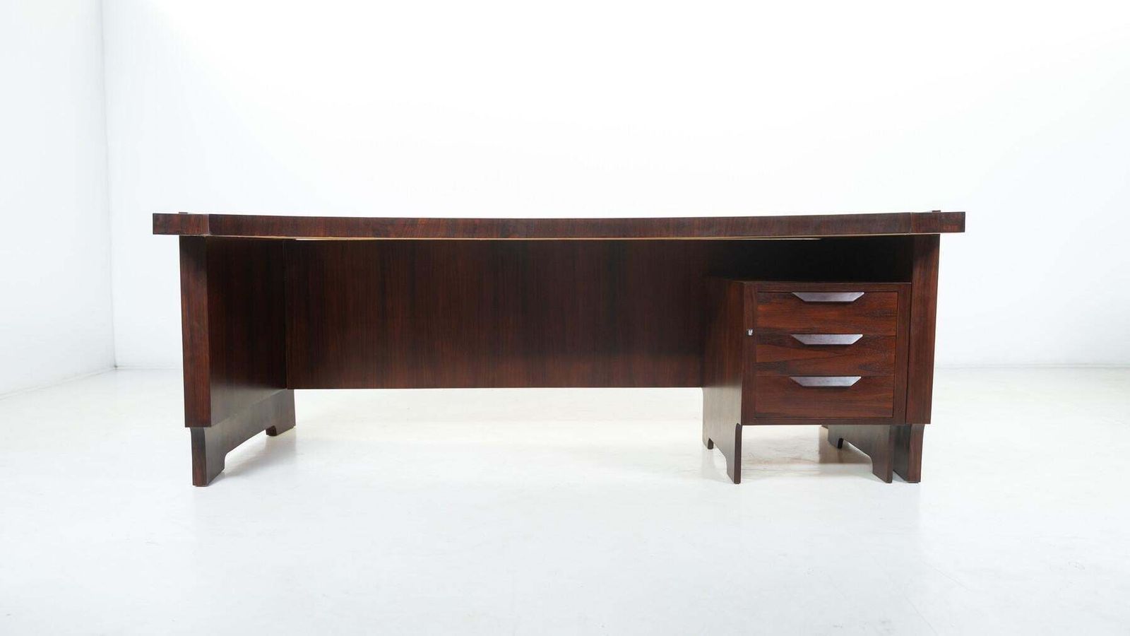 photo for sale Mid Century Modern Wooden Desk, Italy, 1960s