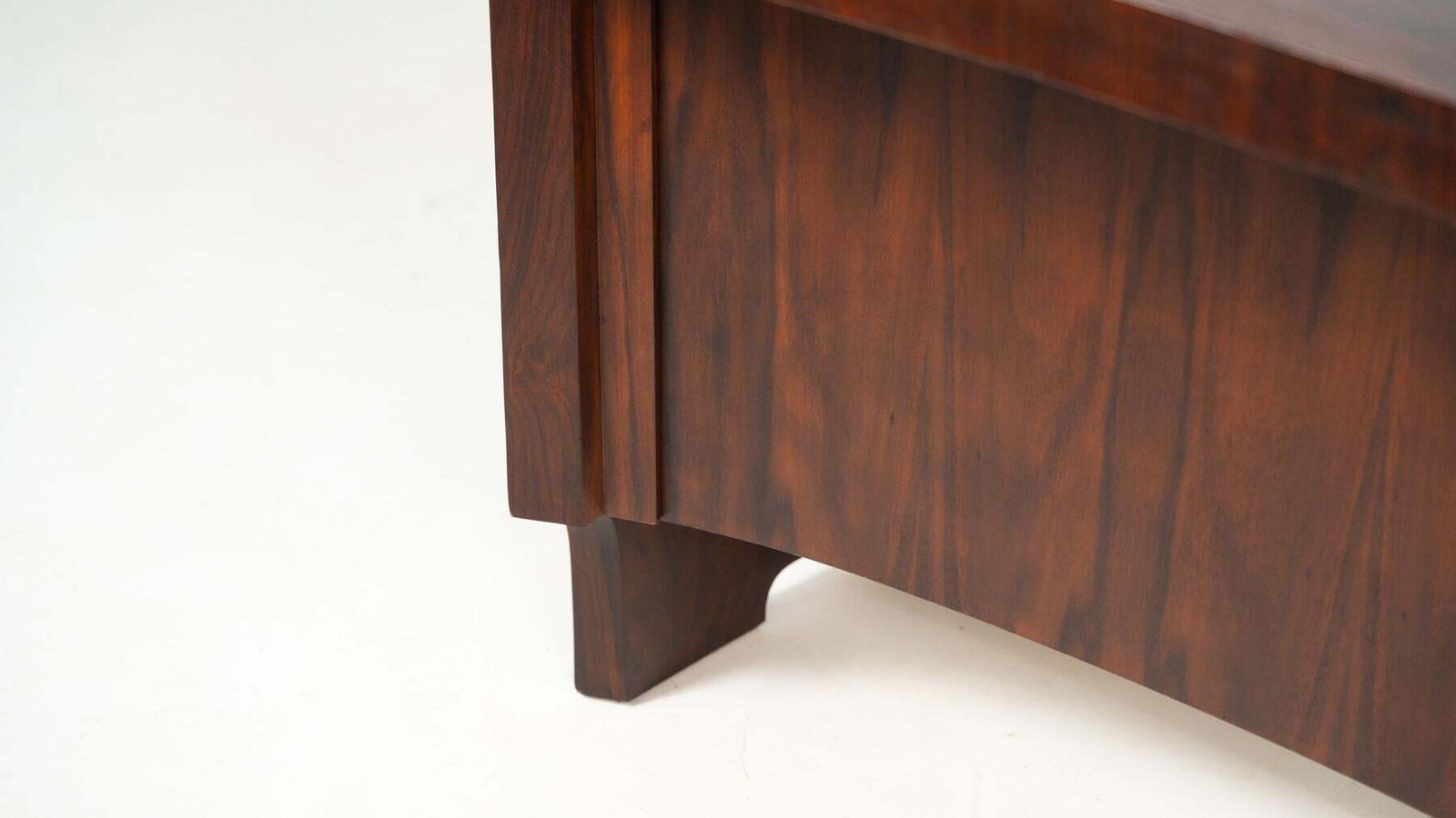 Furniture Mid Century Modern Wooden Desk, Italy, 1960s photo