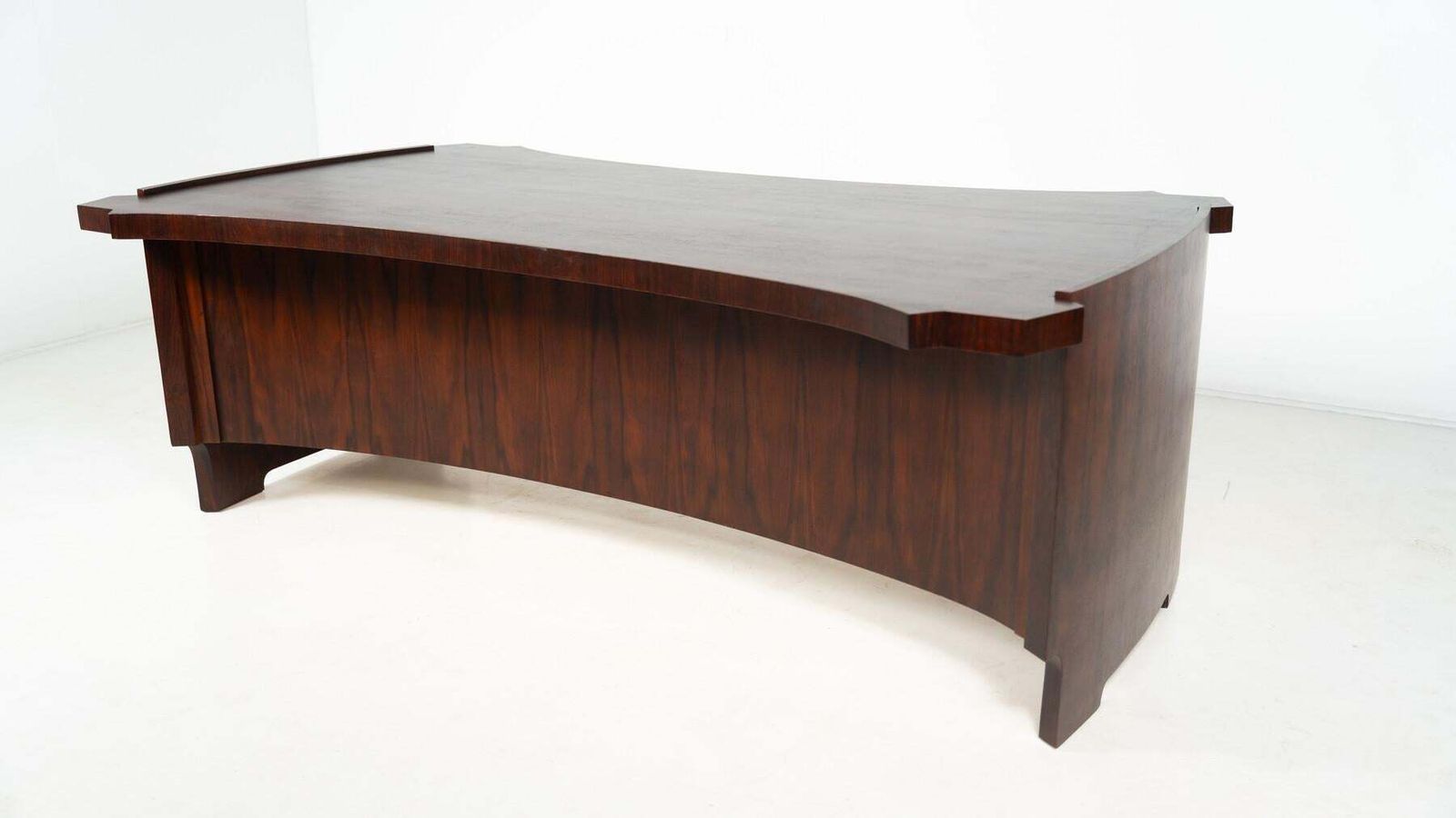 photo buy Mid Century Modern Wooden Desk, Italy, 1960s