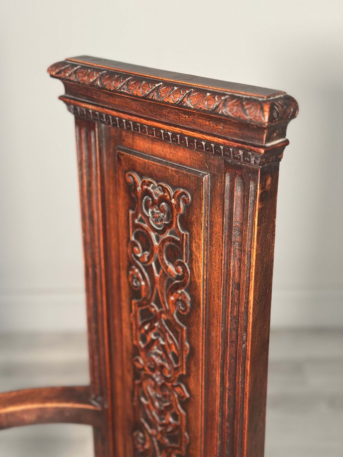 19th Century French Caquetoire Walnut Armchair photo 587.0