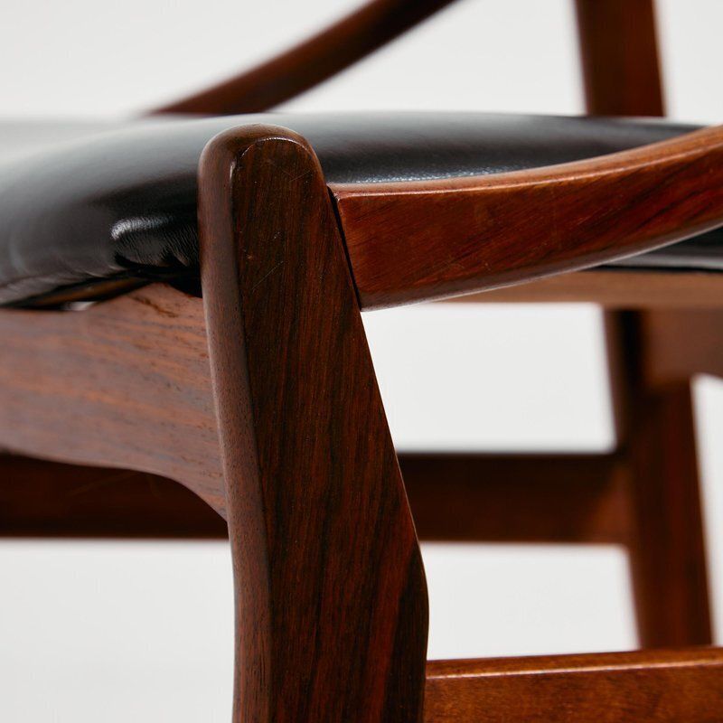 photo buy Rosewood Dining Chairs By Vestervig Eriksen For Brdr. Tromborg, Set Of 4