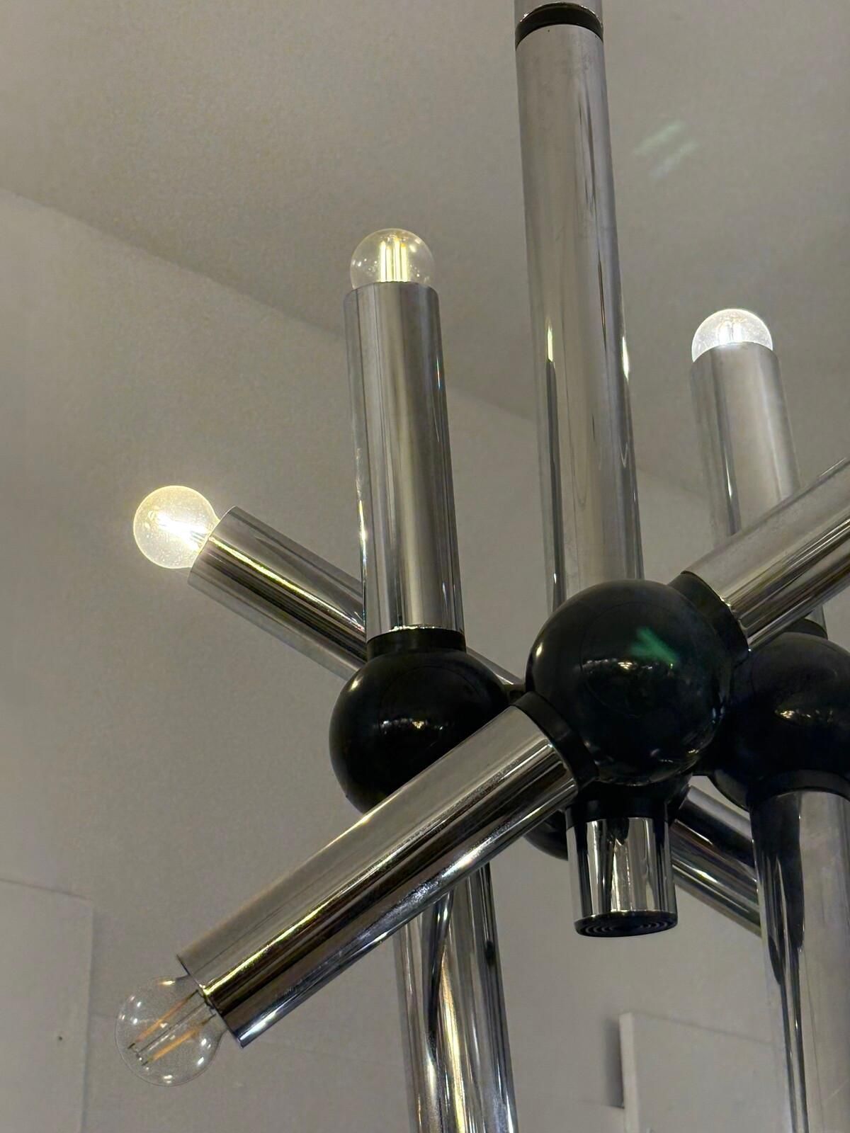 Space Age Ceiling Light In The Style Of Targetti Sankey, Italy, 1970s photo for sale