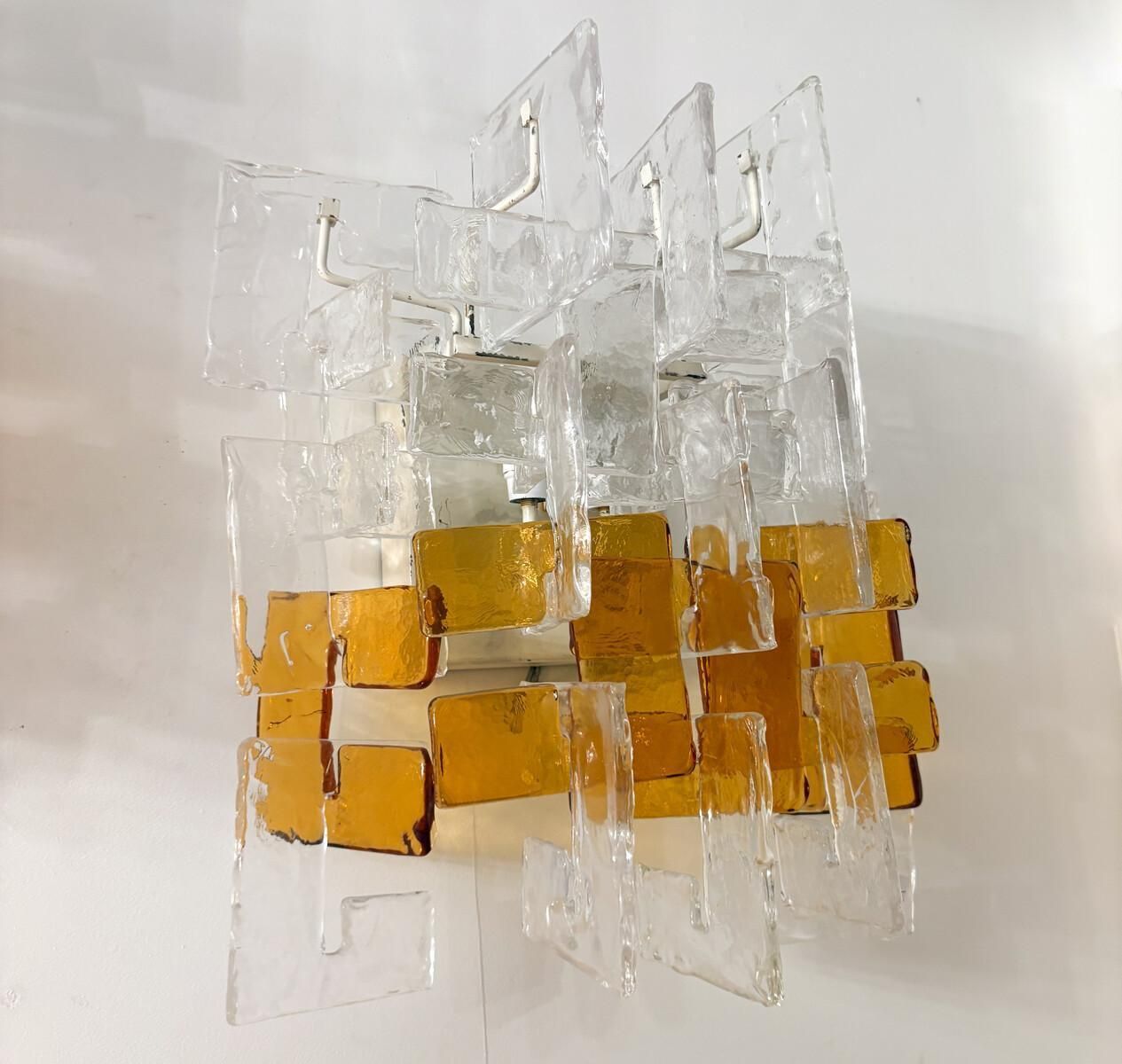 Mid Century Modern Pair Of Wall Light By Carlo Nason, 1960s photo 2811.0