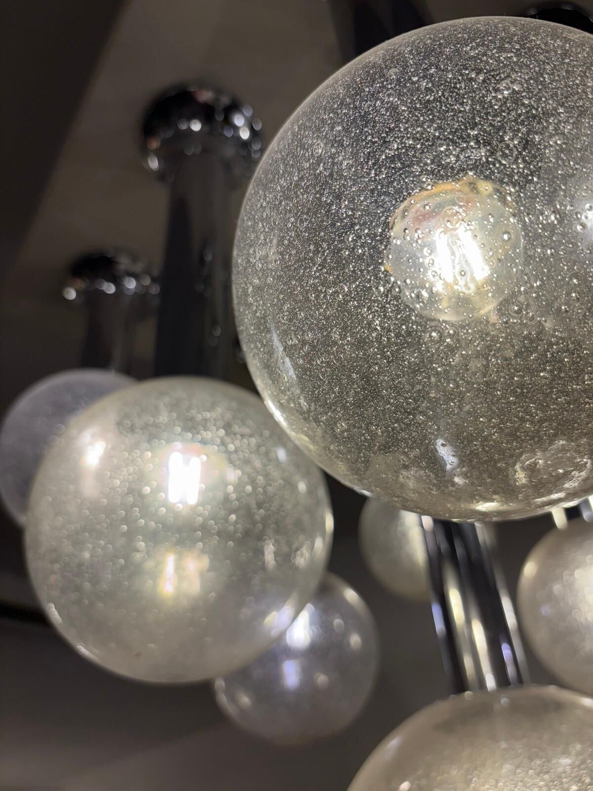 Ceiling Light, Goffredo Reggiani Style, 1970s photo vinterior