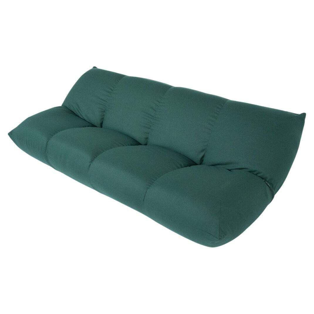 Mid Century Modern Green Papillon Sofa By Giovannetti, Italy, 1970s