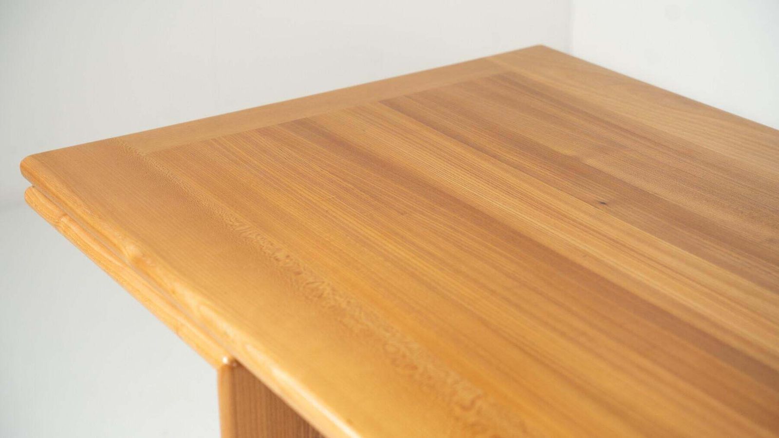 Mid Century Modern Wooden Dining Table, In The Style Of Mario Marenco, 1980s photo vinterior