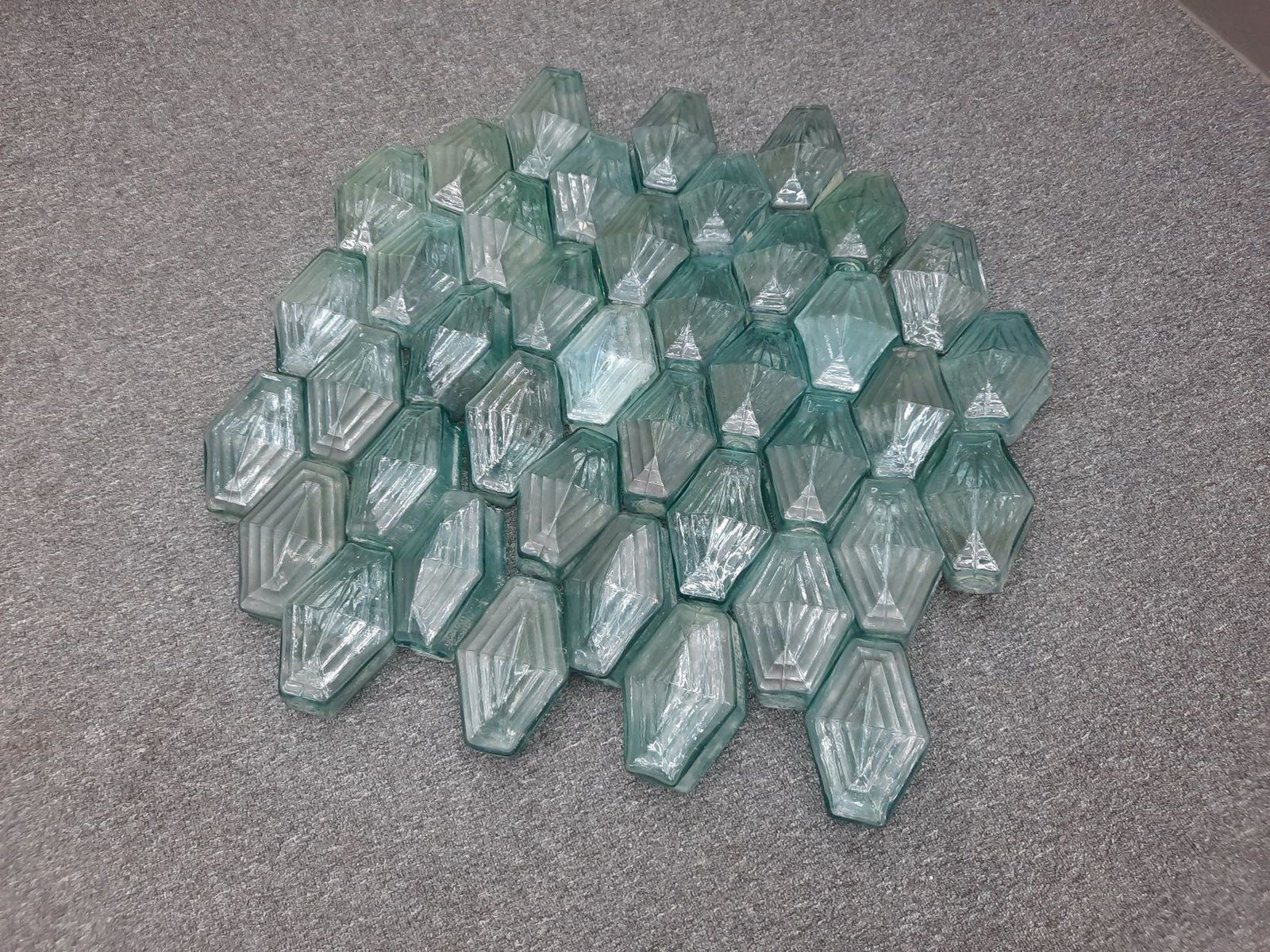 Falconnier Glass Blocks Series 9 By Gustave Falconnier, Set Of 40 photo 1236.0